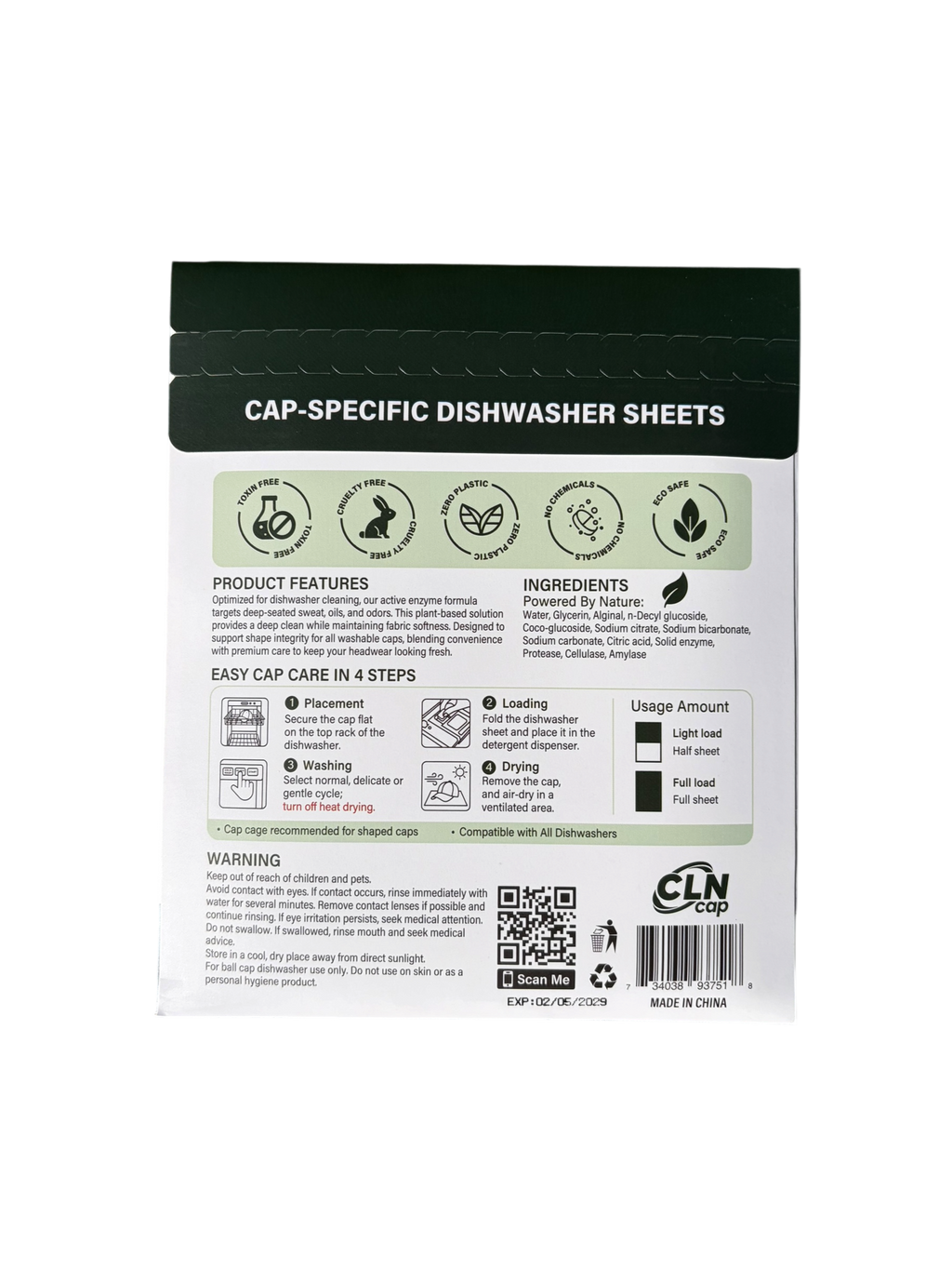 Dishwasher Sheets