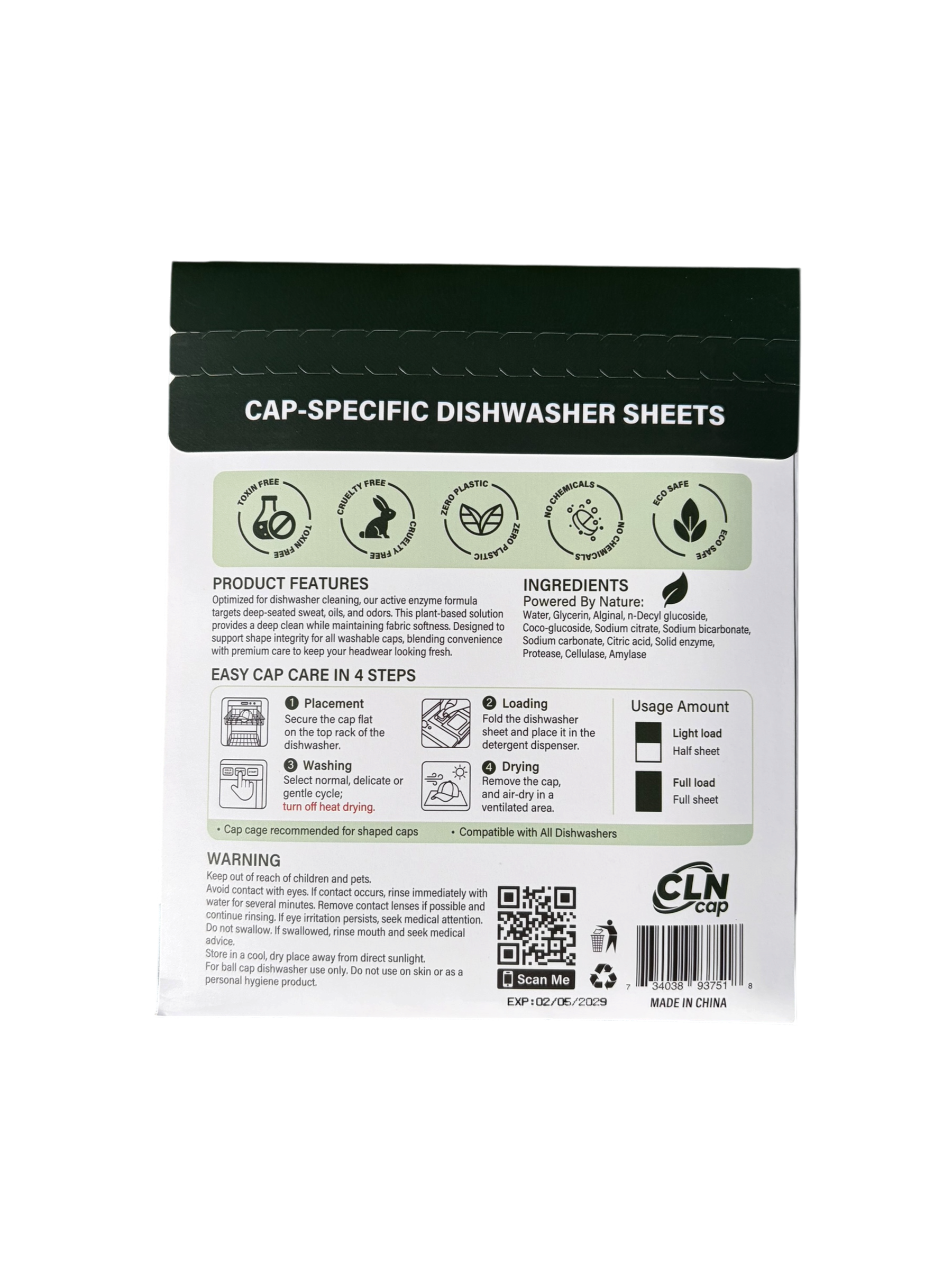 Dishwasher Sheets